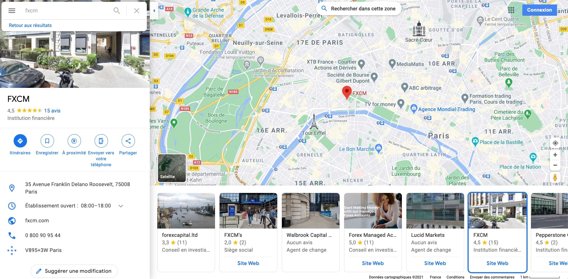 Fxcm adresse france