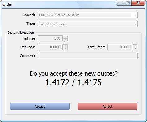 Ordre metatrader 5